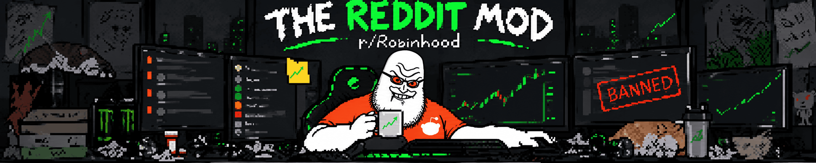The Reddit Mod r/Robinhood community banner